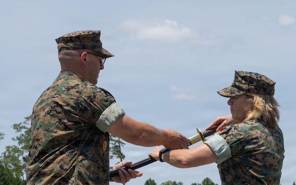 2nd MLG Command Master Chief Change of Charge Ceremony