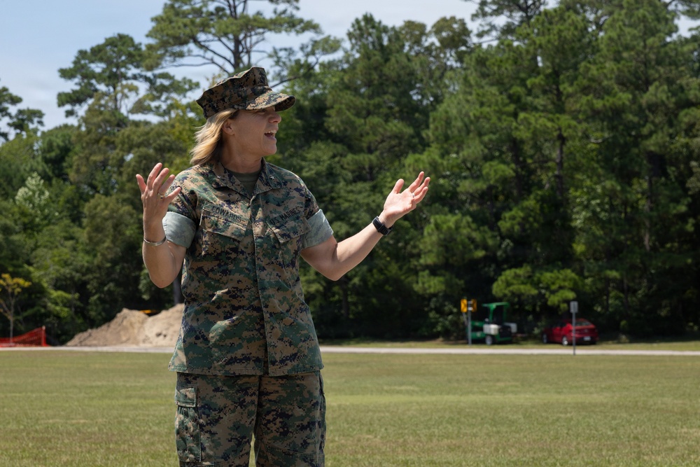 2nd MLG Command Master Chief Change of Charge Ceremony