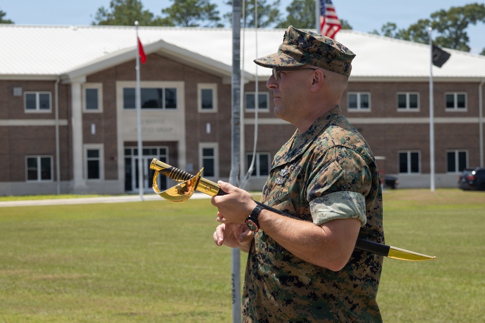 2nd MLG Command Master Chief Change of Charge Ceremony