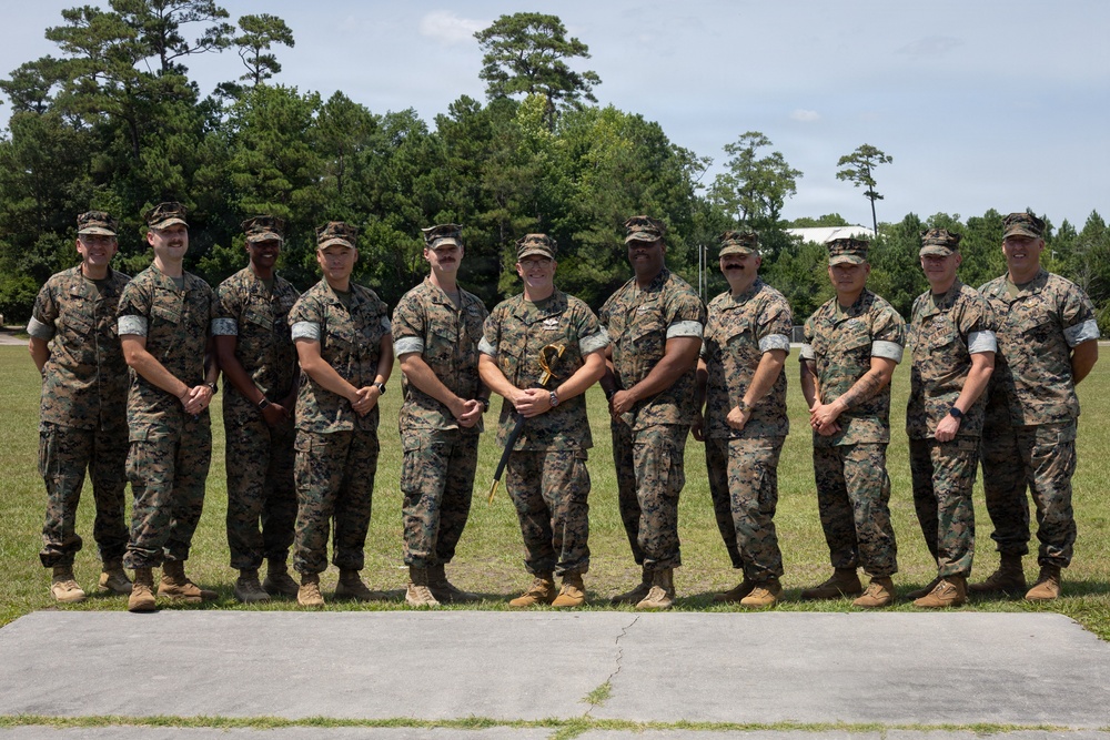 2nd MLG Command Master Chief Change of Charge Ceremony