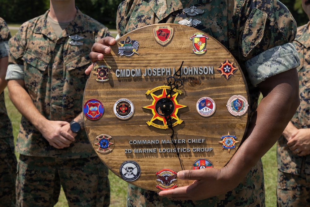 2nd MLG Command Master Chief Change of Charge Ceremony
