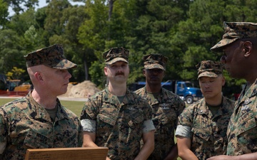 2nd MLG Command Master Chief Change of Charge Ceremony