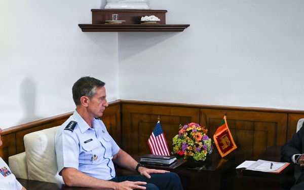 Pacific Air Forces Commander visits Sri Lanka