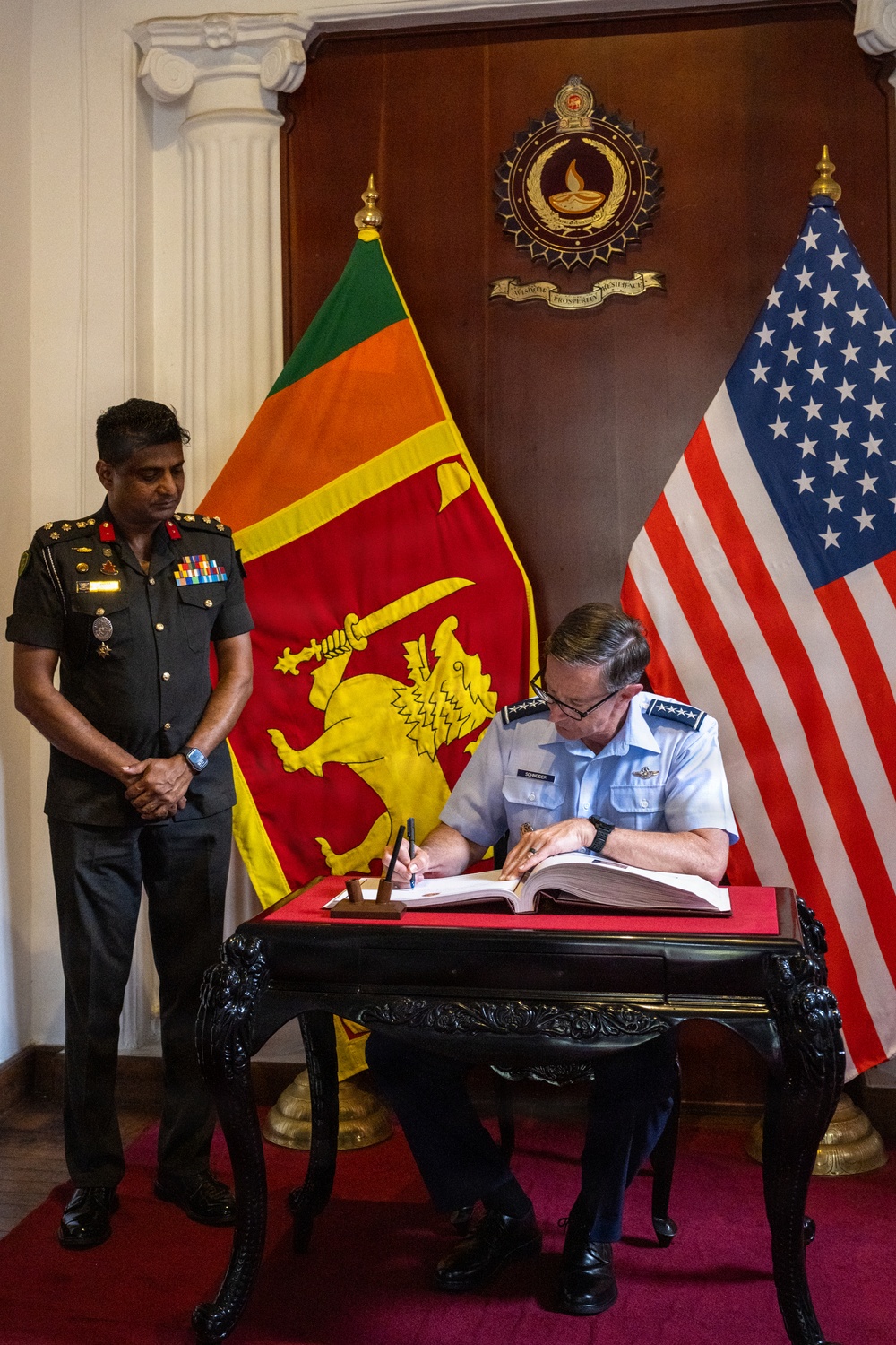 Pacific Air Forces Commander visits Sri Lanka