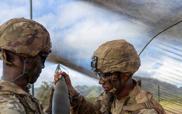 3-7 Field Artillery Conducts Live Fire Exercise at Schofield Barracks