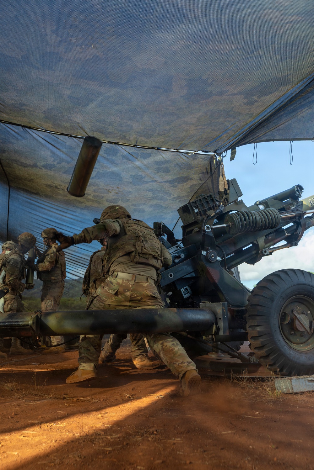 3-7 Field Artillery Conducts Live Fire Exercise at Schofield Barracks