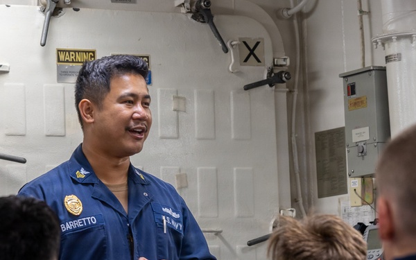 USS John Paul Jones (DDG 53) conducts routine operations while deployed