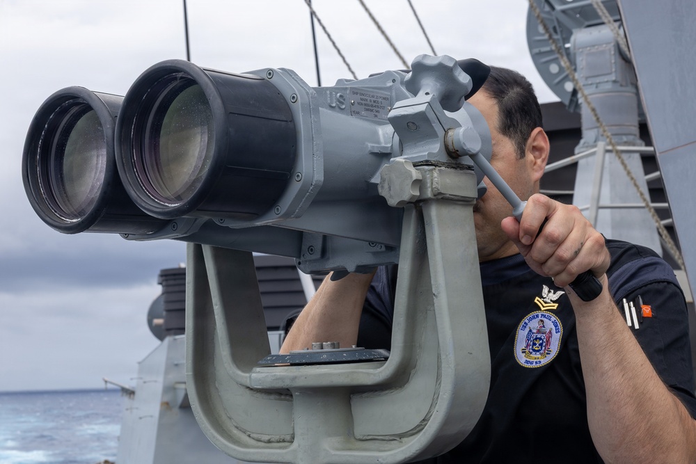 USS John Paul Jones (DDG 53) conducts routine operations while deployed