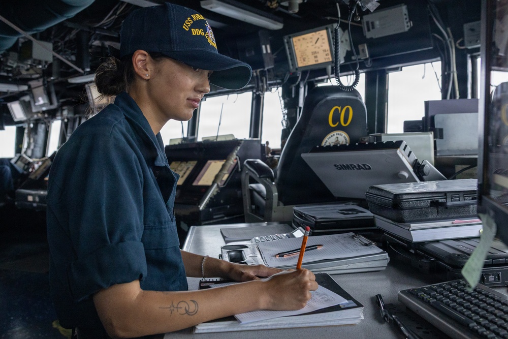 USS John Paul Jones (DDG 53) conducts routine operations while deployed