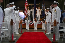 Commander, Submarine Squadron 15 holds change of command