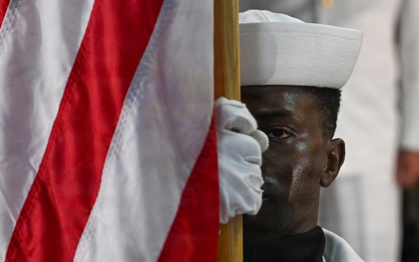 Commander, Submarine Squadron 15 holds change of command