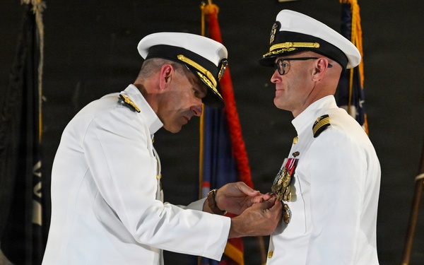 Commander, Submarine Squadron 15 holds change of command