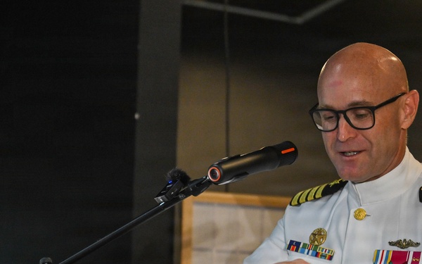 Commander, Submarine Squadron 15 holds change of command