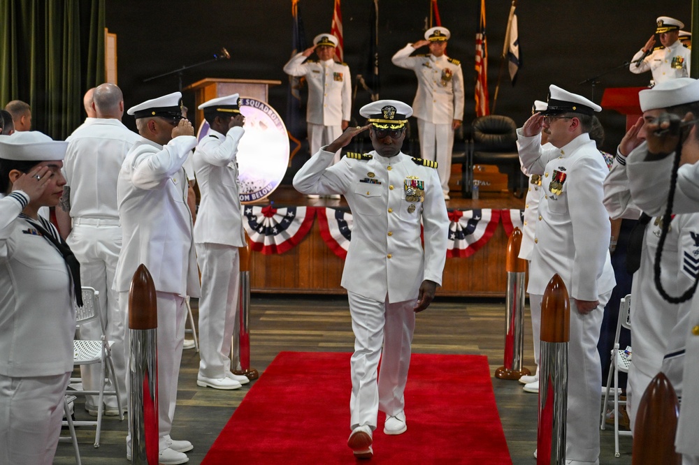 Commander, Submarine Squadron 15 holds change of command
