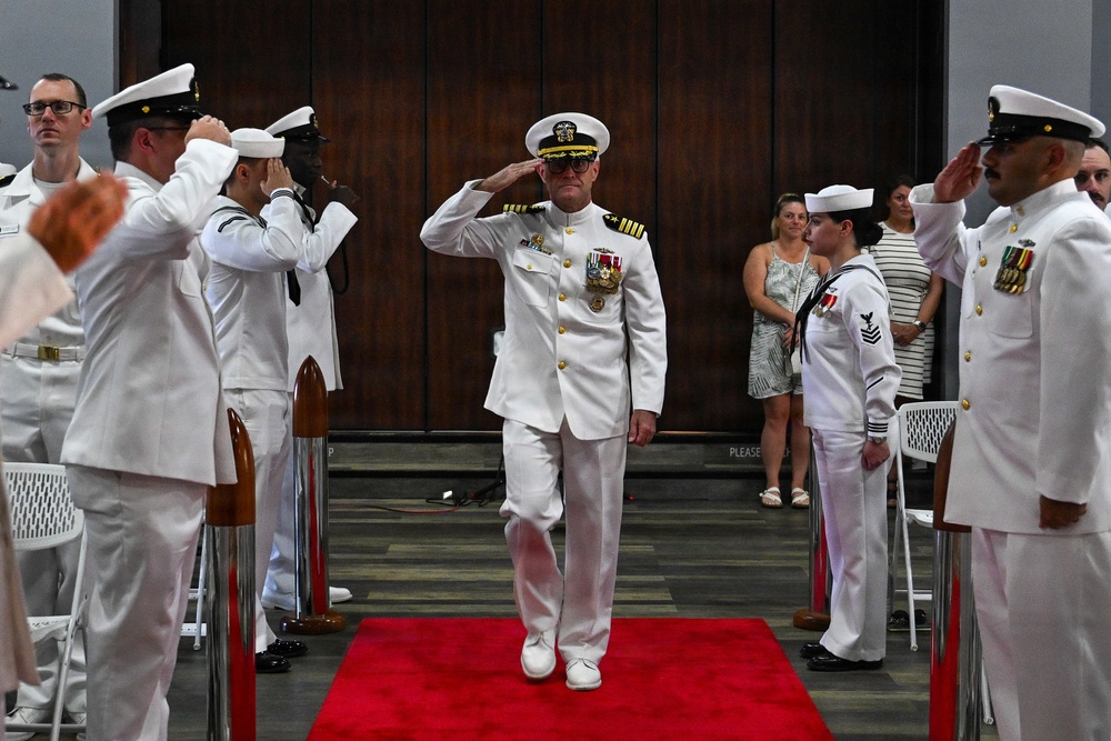 Commander, Submarine Squadron 15 holds change of command
