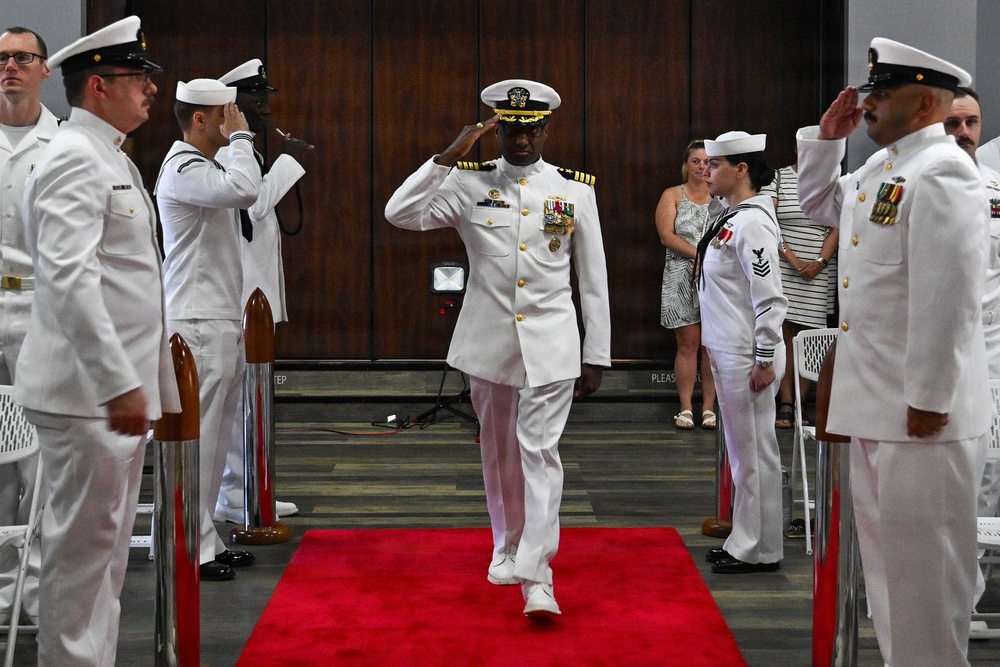 Commander, Submarine Squadron 15 holds change of command