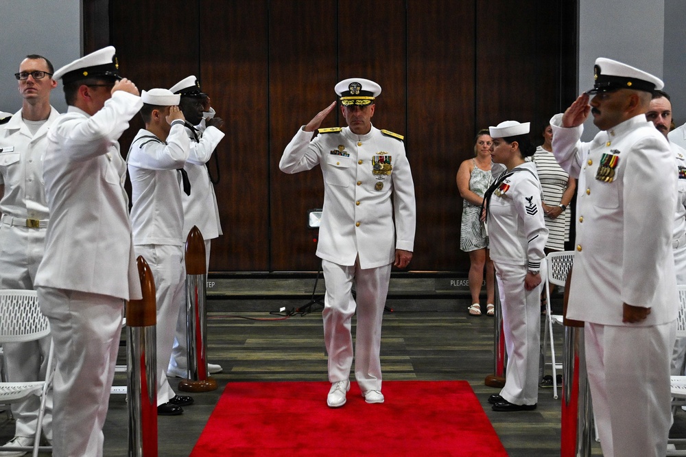 Commander, Submarine Squadron 15 holds change of command