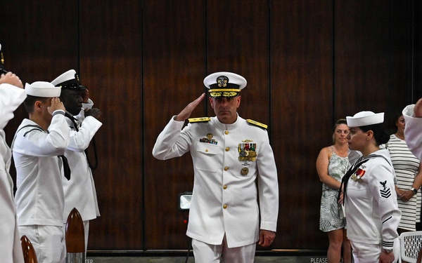 Commander, Submarine Squadron 15 holds change of command