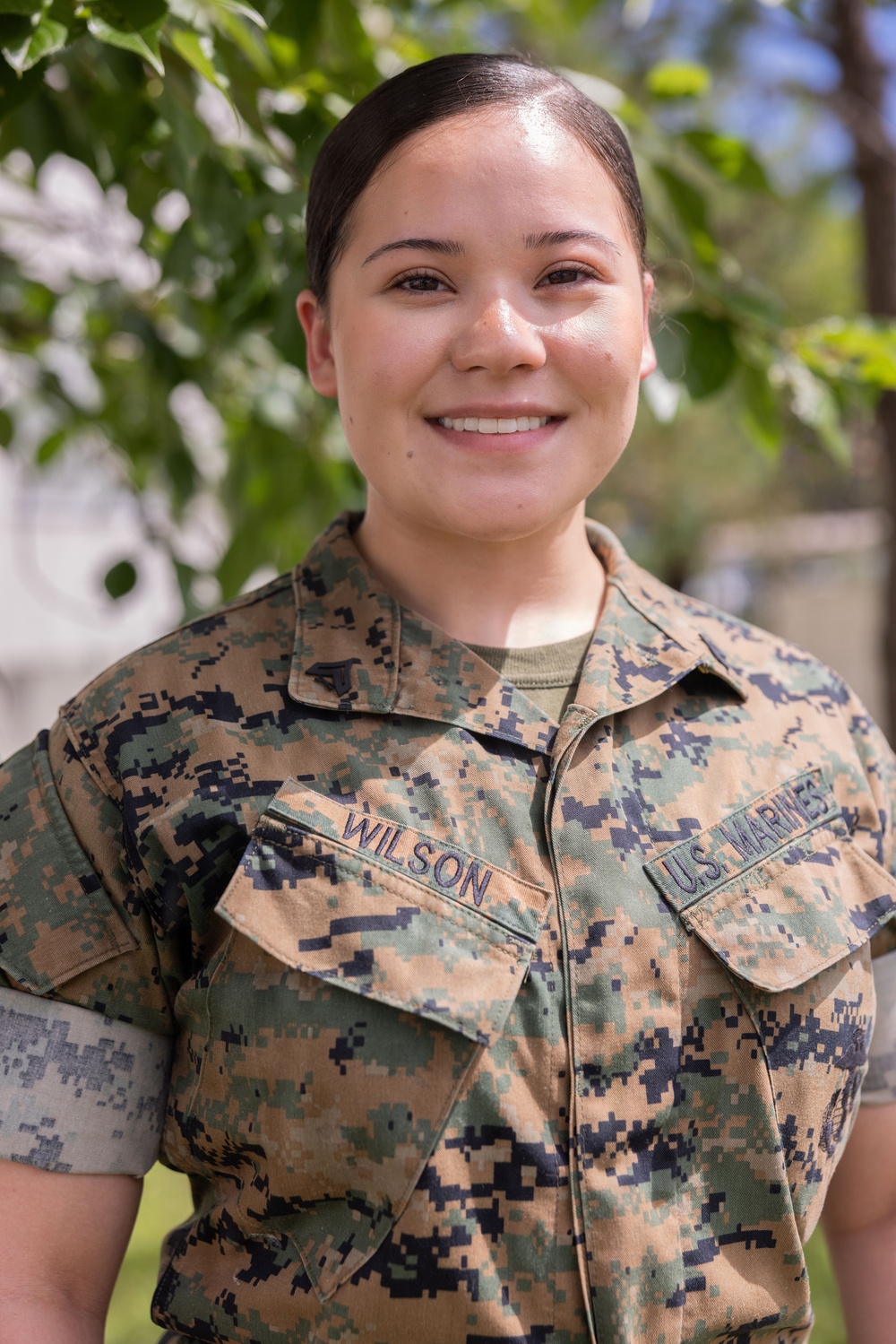 Cpl. Kiana Wilson Wins First Place in the Individual Rifle and Pistol Category