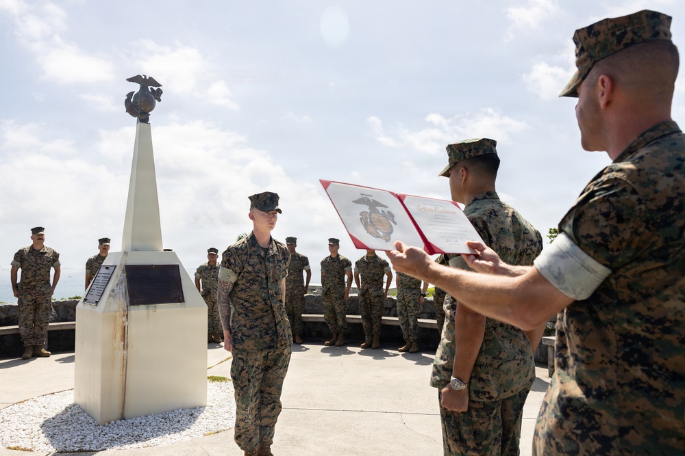 Cpl. Trump Reenlistment Ceremony