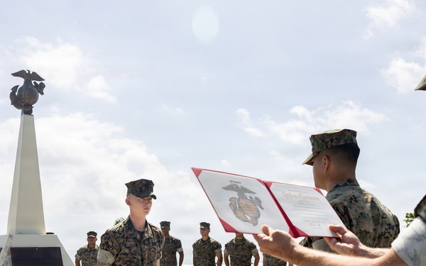 Cpl. Trump Reenlistment Ceremony
