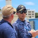 Japan Maritime Self-Defense Force Rear Adm. Kobayashi visits U.S. Navy Seabees during RIMPAC 26