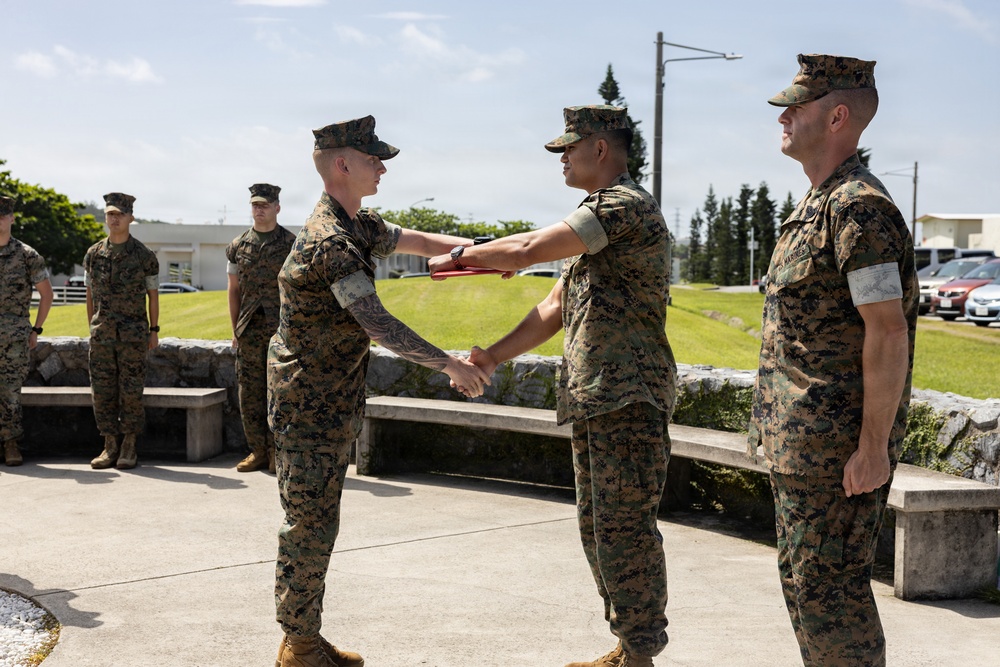 Cpl. Trump Reenlistment Ceremony