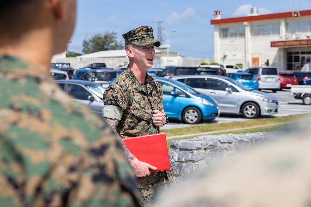 Cpl. Trump Reenlistment Ceremony