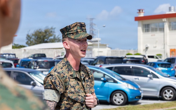 Cpl. Trump Reenlistment Ceremony