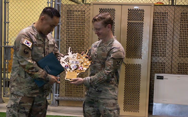 Eighth Army Headquarters Support Company welcomes new commander