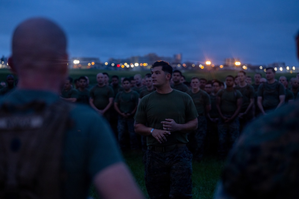 1st MAW staff noncommissioned officers participate in physical training