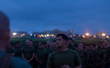 1st MAW staff noncommissioned officers participate in physical training
