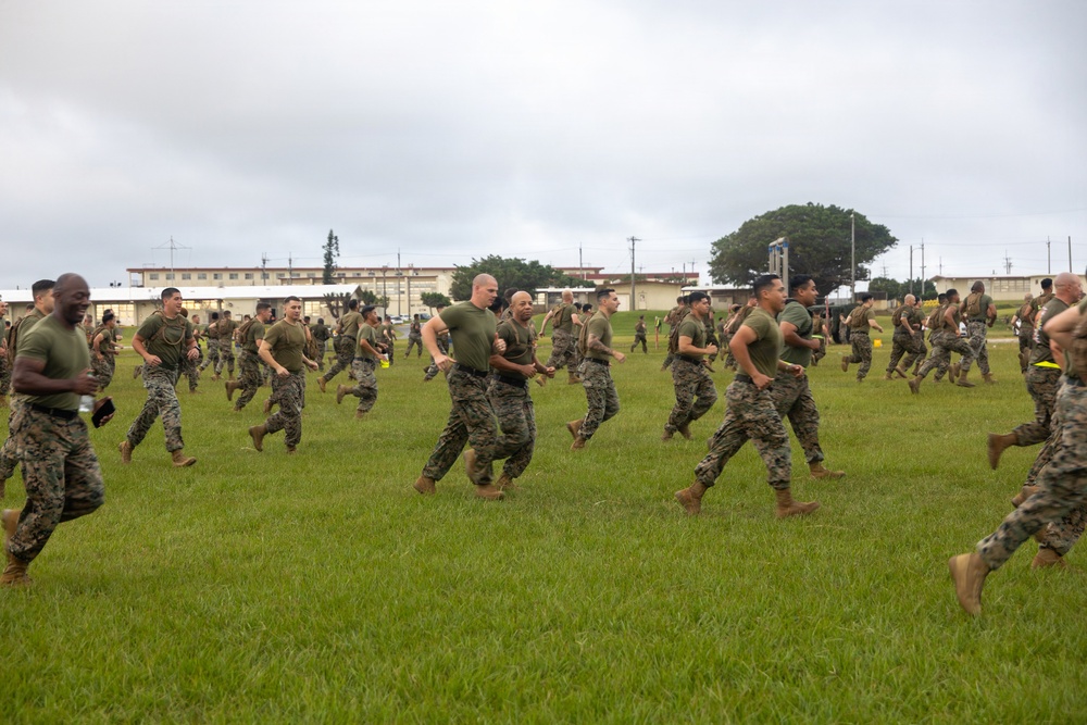 1st MAW staff noncommissioned officers participate in physical training