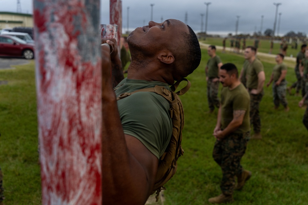 1st MAW staff noncommissioned officers participate in physical training