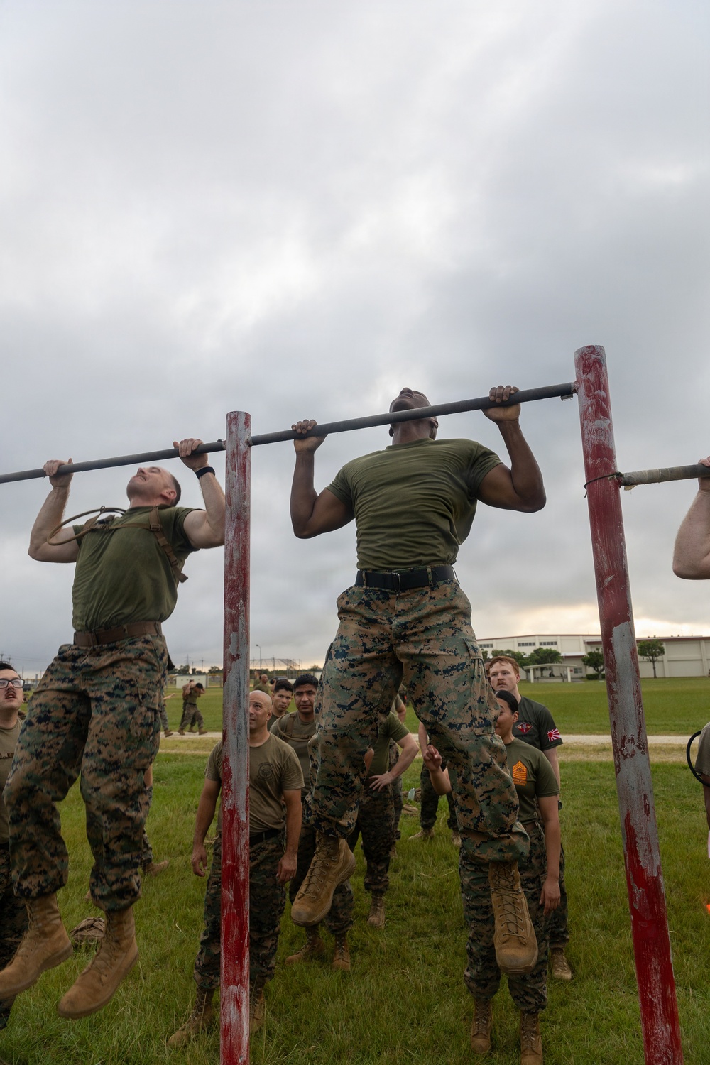 1st MAW staff noncommissioned officers participate in physical training