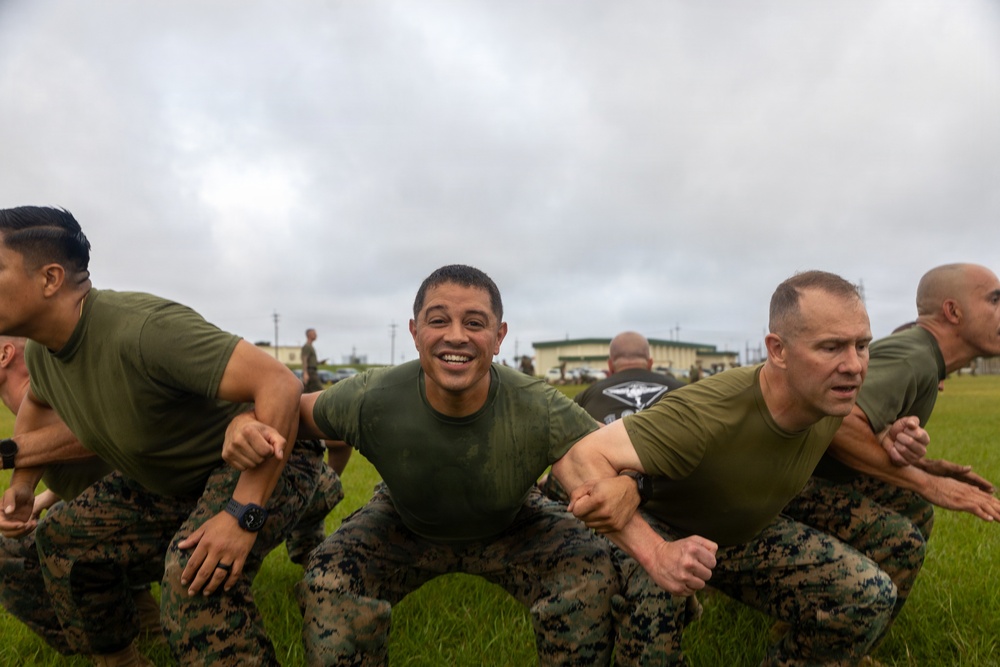 1st MAW staff noncommissioned officers participate in physical training