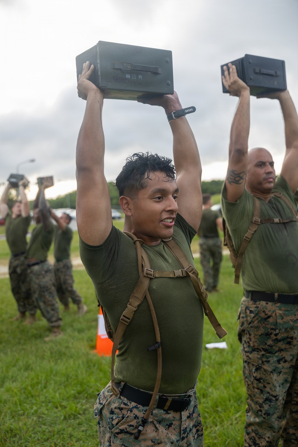 1st MAW staff noncommissioned officers participate in physical training
