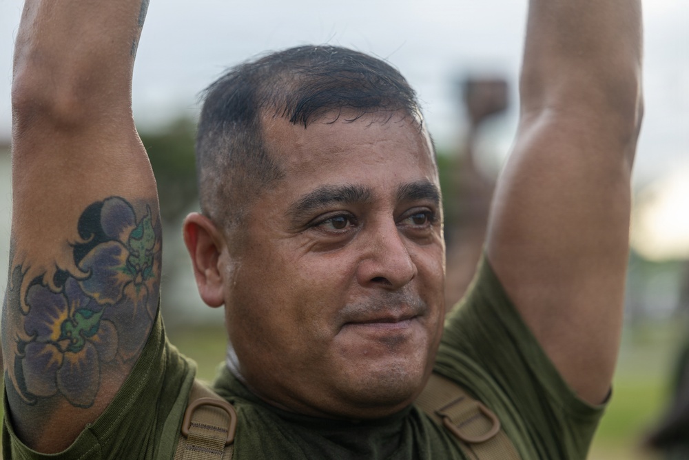 1st MAW staff noncommissioned officers participate in physical training