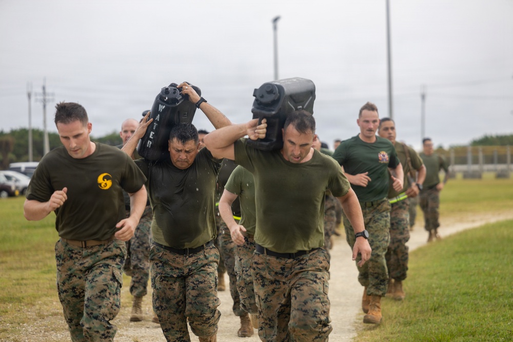 1st MAW staff noncommissioned officers participate in physical training