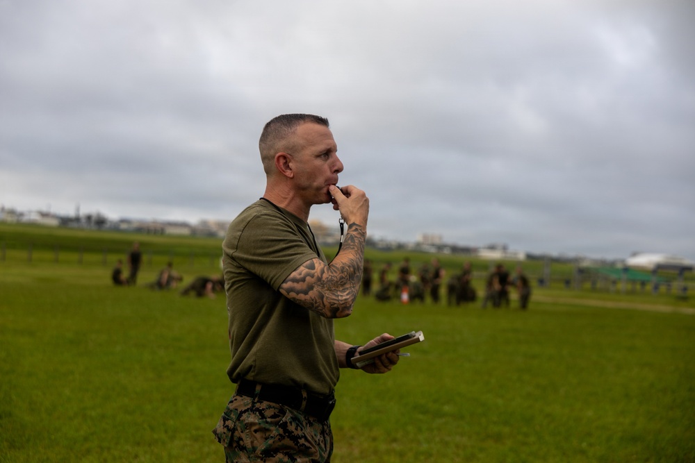 1st MAW staff noncommissioned officers participate in physical training