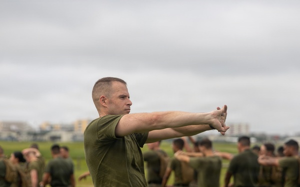 1st MAW staff noncommissioned officers participate in physical training