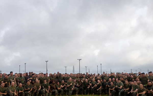 1st MAW staff noncommissioned officers participate in physical training