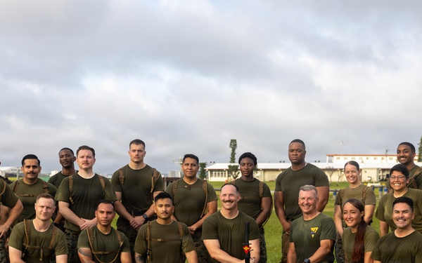 1st MAW staff noncommissioned officers participate in physical training