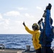 USS Mustin conducts flight operations