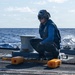 USS Mustin conducts flight operations