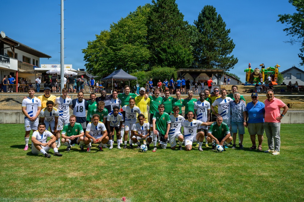 Spangdahlem Air Base takes on Rheinland-Pfalz Justice Institution in annual soccer friendly
