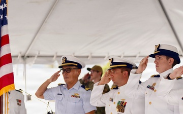 New commanding officer at helm of USCGC Myrtle Hazard