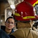 USS Mustin conducts damage control training drill