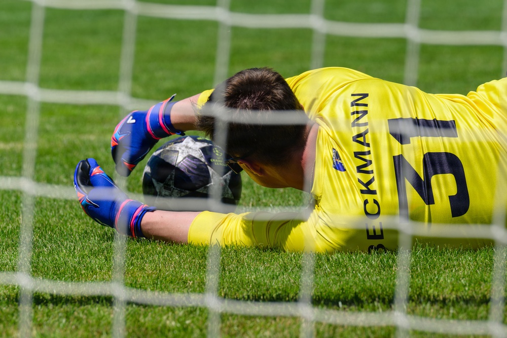 Spangdahlem Air Base takes on Rheinland-Pfalz Justice Institution in annual soccer friendly