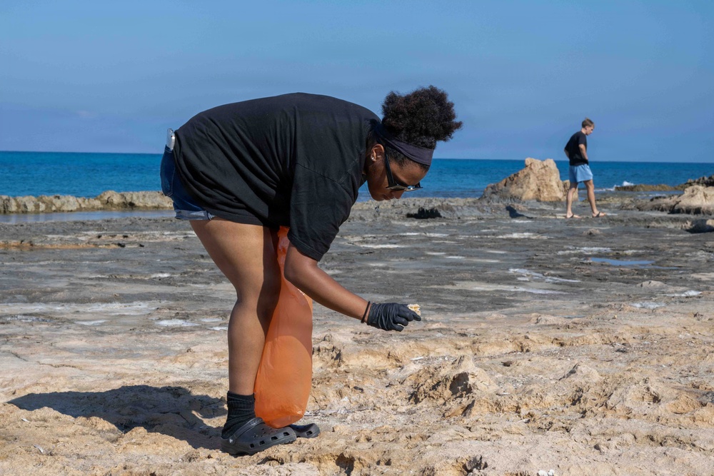 NSA Souda Bay Pachia Ammos Beach Clean Up COMREL